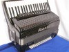 New Aliante 4 voice white pearloid key black piano accordion normally £1199